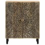 Armario auxiliar madera maciza de mango 60x33x75 cm de , Aparadores - Ref: Foro24-358214, Precio: 185,72 €, Descuento: %