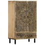 Aparador alto madera maciza de mango 60x33x100 cm de , Aparadores - Ref: Foro24-358242, Precio: 354,58 €, Descuento: %