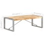 Mesa de centro madera de mango rugosa 120x60x40 cm en Mesas de centro | Comprar online en Foru.es