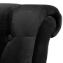 Sillón de respaldo alto de tela negro en Sillones | Comprar online en Foru.es