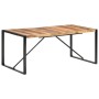 Mesa de comedor madera maciza con acabado acacia 180x90x75 cm en Mesas de comedor | Comprar online en Foru.es