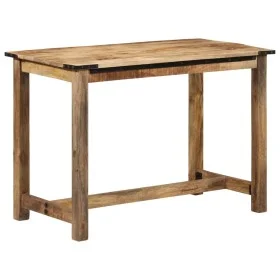 Mesa de comedor madera maciza de mango 110x55x75 cm de , Mesas de cocina y de comedor - Ref: Foro24-358946, Precio: 127,51 €,...