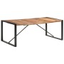 Mesa de comedor madera maciza con acabado acacia 200x100x75cm en Mesas de comedor | Comprar online en Foru.es