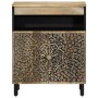 Armario auxiliar madera maciza de mango 60x33x75 cm de , Aparadores - Ref: Foro24-358237, Precio: 153,86 €, Descuento: %