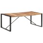 Mesa de comedor madera maciza con acabado acacia 200x100x75cm en Mesas de comedor | Comprar online en Foru.es