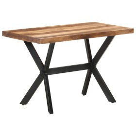 Mesa de comedor de madera acacia acabado miel 120x60x75 cm en Mesas de comedor | Comprar online en Foru.es