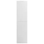 Armario de madera contrachapada blanco brillante 100x50x200 cm de vidaXL, Armarios roperos - Ref: Foro24-800231, Precio: 189,...