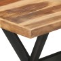 Mesa de comedor de madera acacia acabado miel 120x60x75 cm en Mesas de comedor | Comprar online en Foru.es