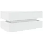 Mesa de centro con luces LED blanco 90x50x40 cm de , Mesas de centro - Ref: Foro24-839861, Precio: 96,58 €, Descuento: %