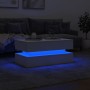 Mesa de centro con luces LED blanco 90x50x40 cm de , Mesas de centro - Ref: Foro24-839861, Precio: 87,89 €, Descuento: %
