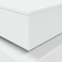 Mesa de centro con luces LED blanco 90x50x40 cm de , Mesas de centro - Ref: Foro24-839861, Precio: 87,89 €, Descuento: %