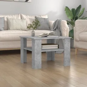 Concrete gray plywood coffee table 60x60x42 cm by vidaXL, Coffee table - Ref: Foro24-800211, Price: 41,97 €, Discount: %