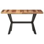 Mesa de comedor de madera acacia acabado miel 140x70x75 cm en Mesas de comedor | Comprar online en Foru.es
