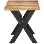 Mesa de comedor de madera acacia acabado miel 140x70x75 cm en Mesas de comedor | Comprar online en Foru.es