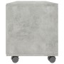 Mueble de TV con ruedas contrachapada gris hormigón 90x35x35 cm de vidaXL, Muebles TV - Ref: Foro24-800184, Precio: 57,35 €, ...