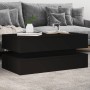 Mesa de centro con luces LED negro 90x50x40 cm de , Mesas de centro - Ref: Foro24-839862, Precio: 89,47 €, Descuento: %