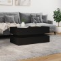 Mesa de centro con luces LED negro 90x50x40 cm de , Mesas de centro - Ref: Foro24-839862, Precio: 89,47 €, Descuento: %