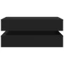 Coffee table with LED lights black 90x50x40 cm by , Coffee table - Ref: Foro24-839862, Price: 97,25 €, Discount: %