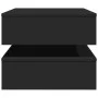 Coffee table with LED lights black 90x50x40 cm by , Coffee table - Ref: Foro24-839862, Price: 97,25 €, Discount: %