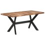 Mesa de comedor de madera acacia acabado miel 160x80x75 cm en Mesas de comedor | Comprar online en Foru.es