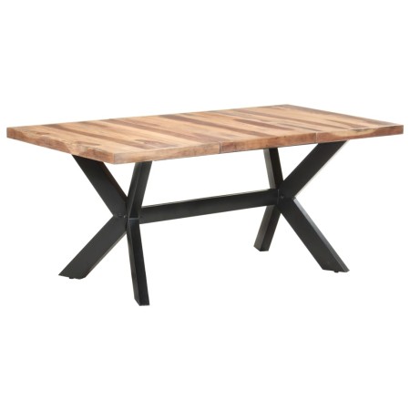 Mesa de comedor de madera acacia acabado miel 180x90x75 cm en Mesas de comedor | Comprar online en Foru.es