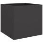 Jardineras 2 unidades acero laminado en frío negro 42x40x39 cm de , Maceteros y jardineras - Ref: Foro24-841548, Precio: 84,4...