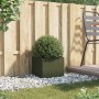 Jardinera de acero laminado en frío verde oliva 32x30x29 cm de , Maceteros y jardineras - Ref: Foro24-841541, Precio: 35,59 €...