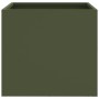 Jardinera de acero laminado en frío verde oliva 32x30x29 cm de , Maceteros y jardineras - Ref: Foro24-841541, Precio: 35,59 €...