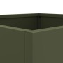 Jardinera de acero laminado en frío verde oliva 32x30x29 cm de , Maceteros y jardineras - Ref: Foro24-841541, Precio: 35,59 €...