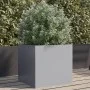 Jardinera de acero galvanizado plateado 42x40x39 cm de , Maceteros y jardineras - Ref: Foro24-841557, Precio: 38,54 €, Descue...