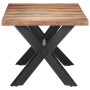 Mesa de comedor de madera acacia acabado miel 180x90x75 cm en Mesas de comedor | Comprar online en Foru.es