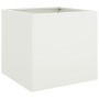 Jardineras 2 unidades acero laminado en frío blanco 49x47x46 cm de , Maceteros y jardineras - Ref: Foro24-841562, Precio: 90,...
