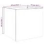 Jardineras 2 unidades acero laminado en frío blanco 49x47x46 cm de , Maceteros y jardineras - Ref: Foro24-841562, Precio: 86,...
