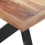 Mesa de comedor de madera acacia acabado miel 180x90x75 cm en Mesas de comedor | Comprar online en Foru.es