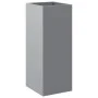 Jardinera de acero galvanizado plateado 32x29x75 cm de , Maceteros y jardineras - Ref: Foro24-841576, Precio: 52,37 €, Descue...
