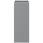 Jardinera de acero galvanizado plateado 32x29x75 cm de , Maceteros y jardineras - Ref: Foro24-841576, Precio: 54,87 €, Descue...