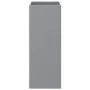 Jardinera de acero galvanizado plateado 32x29x75 cm de , Maceteros y jardineras - Ref: Foro24-841576, Precio: 52,37 €, Descue...