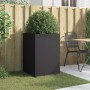 Jardinera de acero laminado en frío negro 52x48x75 cm de , Maceteros y jardineras - Ref: Foro24-841583, Precio: 96,73 €, Desc...