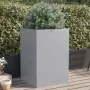 Jardinera de acero galvanizado plateado 52x48x75 cm de , Maceteros y jardineras - Ref: Foro24-841588, Precio: 68,97 €, Descue...