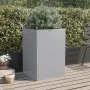 Jardinera de acero galvanizado plateado 52x48x75 cm de , Maceteros y jardineras - Ref: Foro24-841588, Precio: 68,97 €, Descue...