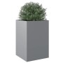 Jardinera de acero galvanizado plateado 52x48x75 cm de , Maceteros y jardineras - Ref: Foro24-841588, Precio: 64,69 €, Descue...