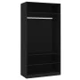 Armario de madera contrachapada negro 100x50x200 cm de vidaXL, Armarios roperos - Ref: Foro24-800226, Precio: 171,95 €, Descu...