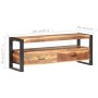 Mueble de TV madera maciza con acabado miel 120x35x45 cm en Muebles TV | Comprar online en Foru.es