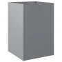 Jardinera de acero galvanizado plateado 52x48x75 cm de , Maceteros y jardineras - Ref: Foro24-841588, Precio: 68,97 €, Descue...