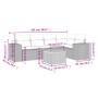 Set de muebles de jardín 6 pzas y cojines ratán sintético gris de , Conjuntos de jardín - Ref: Foro24-3257768, Precio: 387,91...