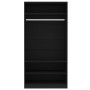 Armario de madera contrachapada negro 100x50x200 cm de vidaXL, Armarios roperos - Ref: Foro24-800226, Precio: 189,15 €, Descu...