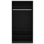 Armario de madera contrachapada negro 100x50x200 cm de vidaXL, Armarios roperos - Ref: Foro24-800226, Precio: 171,95 €, Descu...