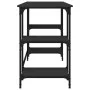Schwarzer Schreibtisch aus Metall und Holz, 140 x 50 x 75 cm von , Schreibtische - Ref: Foro24-845326, Preis: 89,84 €, Rabatt: %