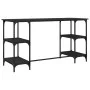 Schwarzer Schreibtisch aus Metall und Holz, 140 x 50 x 75 cm von , Schreibtische - Ref: Foro24-845326, Preis: 89,84 €, Rabatt: %