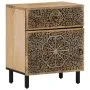 Mesita de noche madera maciza de mango 50x33x60 cm de , Mesitas de noche - Ref: Foro24-358220, Precio: 117,93 €, Descuento: %